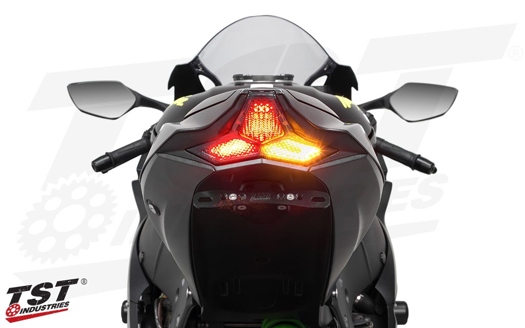 EUROPE IMPORT GOODS Indicators Integrated Kawasaki LED Light NINJA R